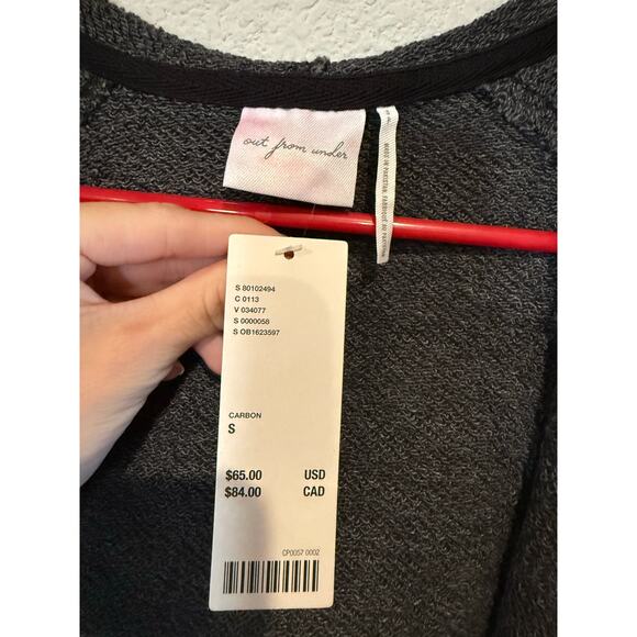 Urban Outfitters Out From Under Koa Hoodie Sweatshirt, Carbon - Size:S - NWT - Picture 3 of 4